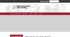 Desktop Screenshot of clinlabsales.com
